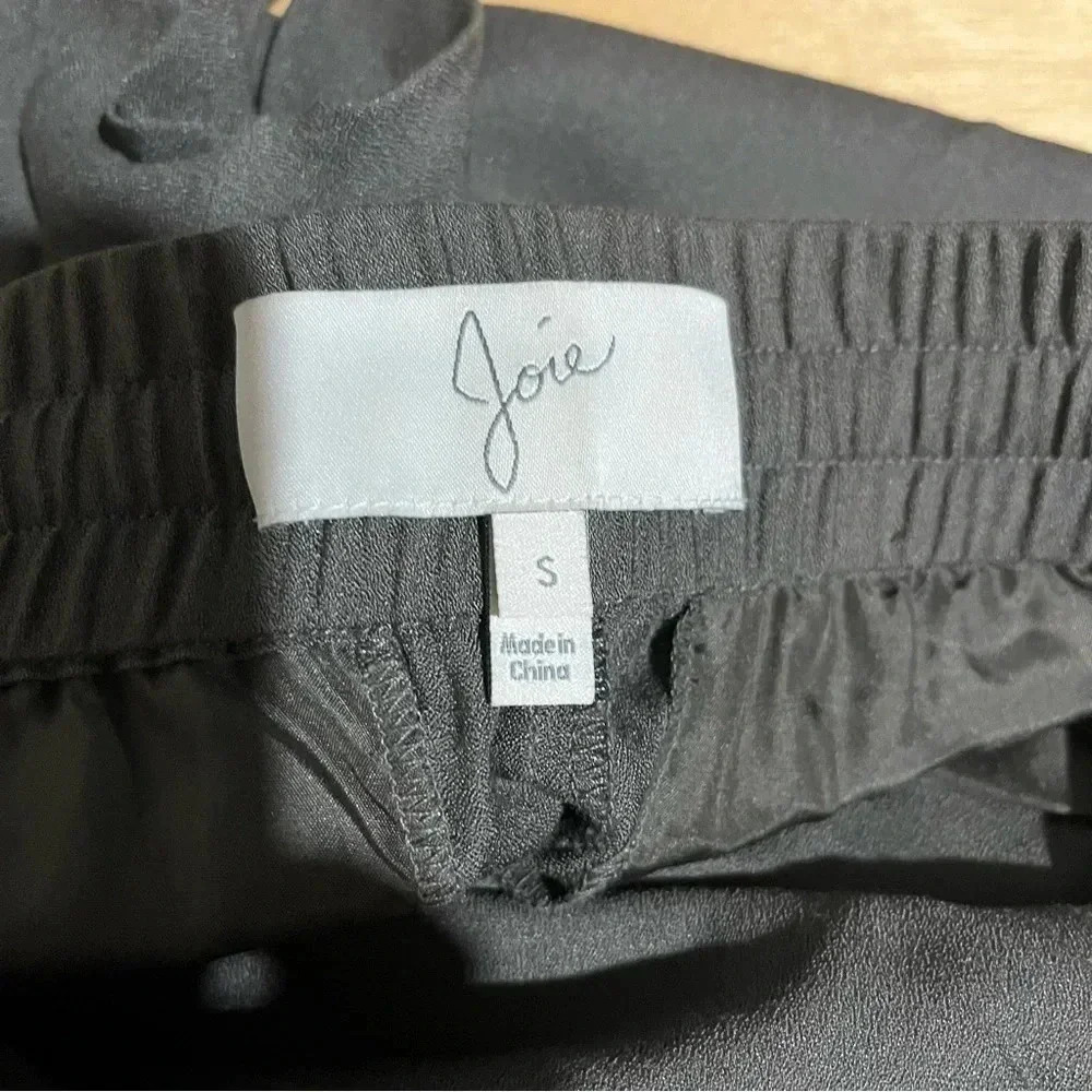 Joie Womens  Size Small Green Drawstring Joggers Pants Silk Blend - Picture 9 of 9